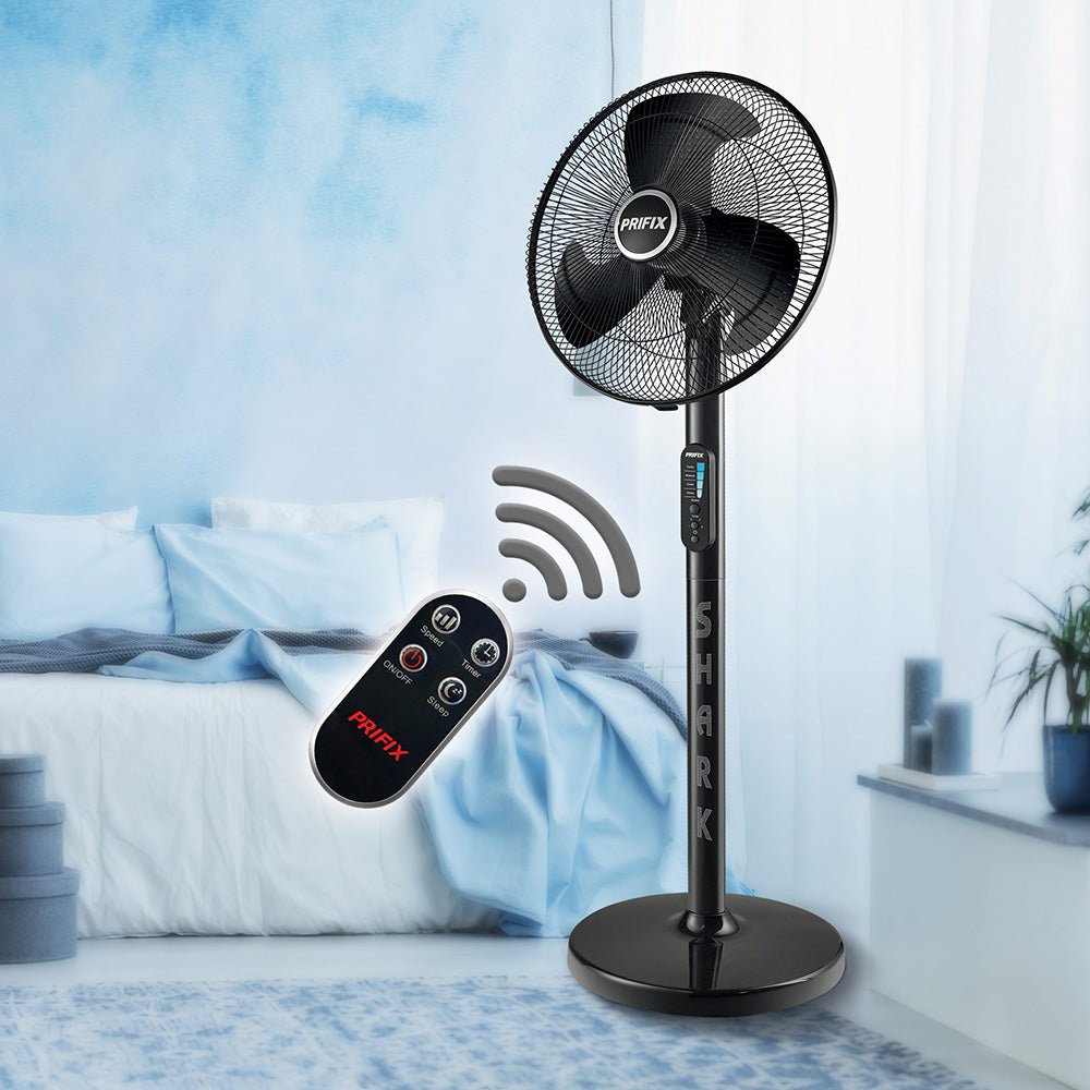 Prifix Shark stand fan with remote - Prifix