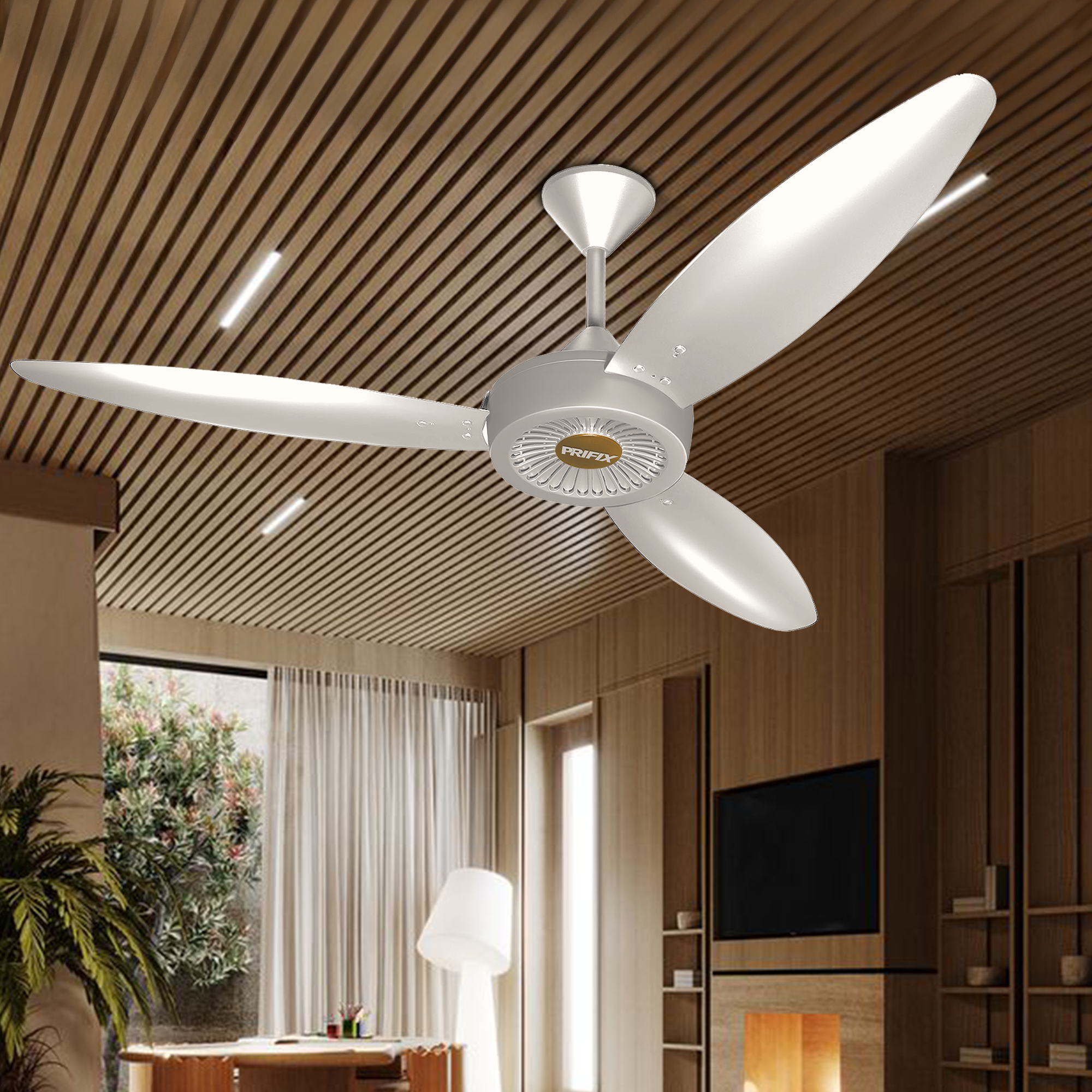 Prifix Rocket ceiling fan white