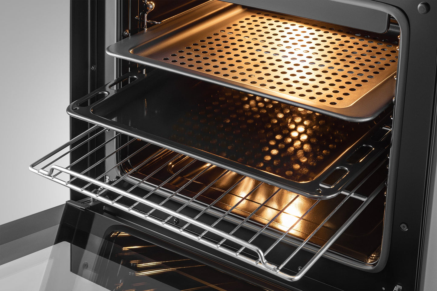 E70 HYBRID Cooker with Italian Burners & Full Safety
