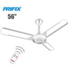 Prifix Supreme ceiling fan white with remote - Prifix