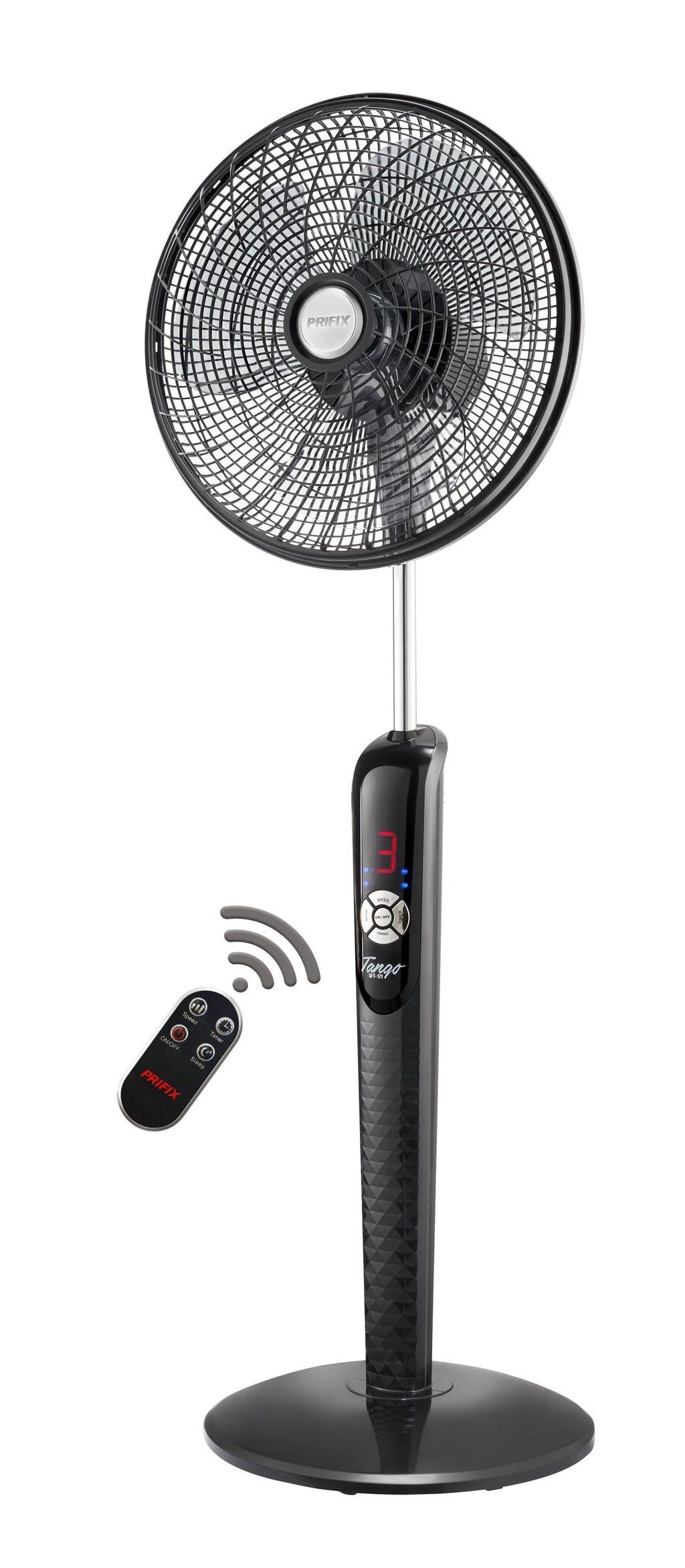 Prifix Tango stand fan with remote
