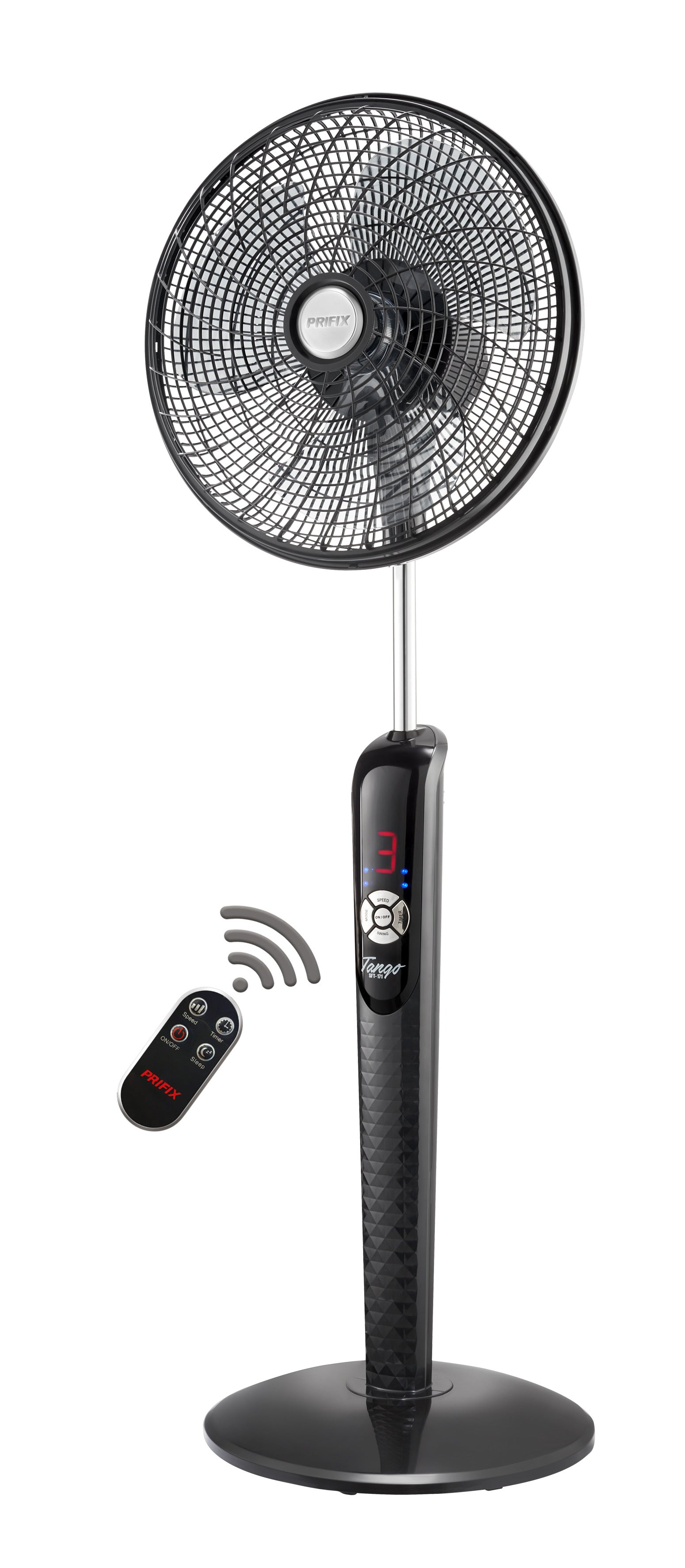 Prifix Tango stand fan with remote